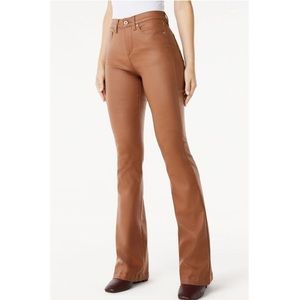 🟢 B1G1 Sofía Jeans Melisa High Rise Flare Brown Pants By Sofia Vergara